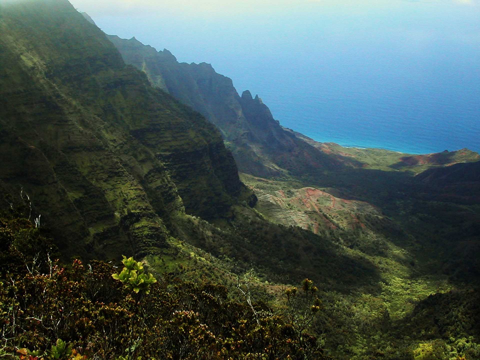 View of Kalalau from Kokee Park on West side